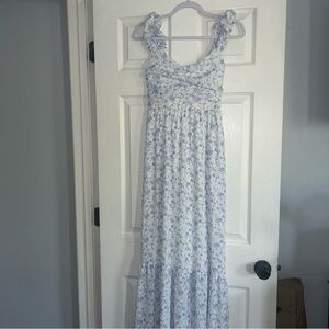 New with tags Altar’d state McKenna blue floral Maxi Dress